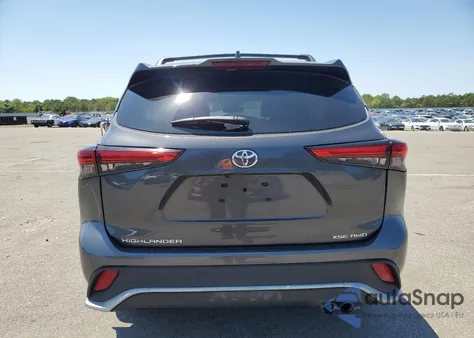 2022 Toyota Highlander Xse из США, поврежденный, VIN 5TDLZRBH8NS242131